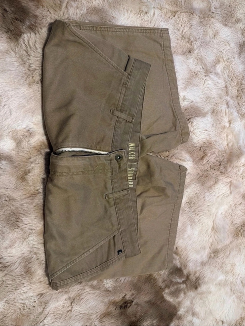 Source Unknown Brown Flat Front Men’s Shorts